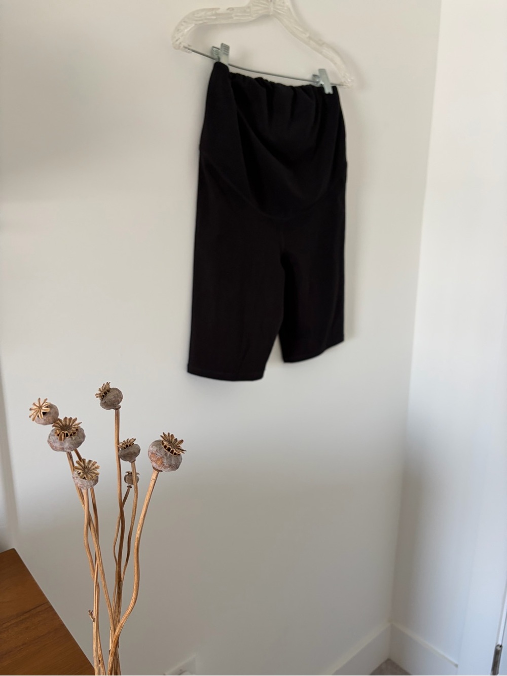 H&M Black Maternity Bike Shorts